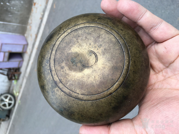 清代中期铜渣斗