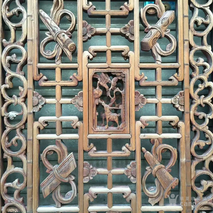 精美雕花窗一套(258#)