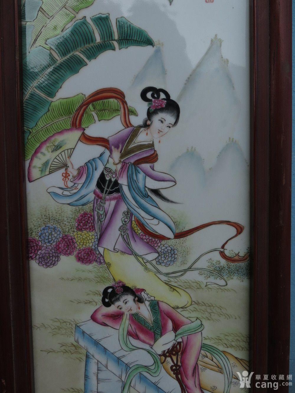 王大凡红楼梦人物瓷板画