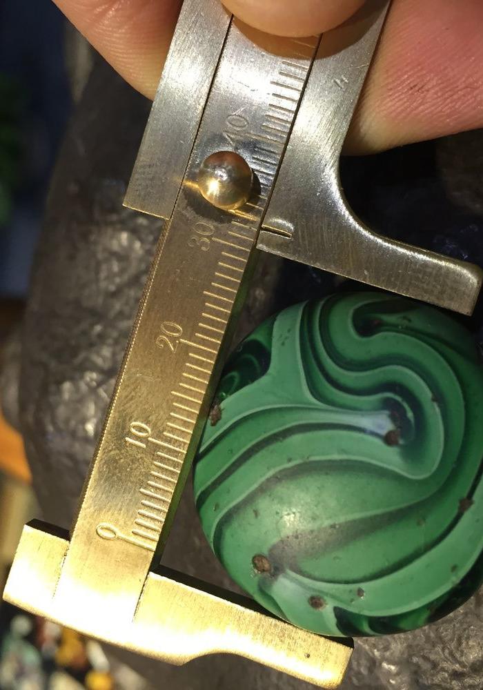 少见老绞胎琉璃