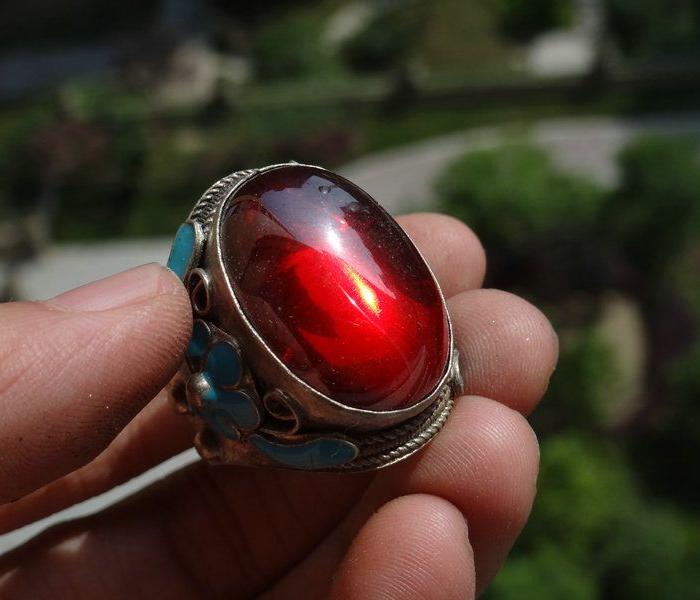 清代红宝石戒指