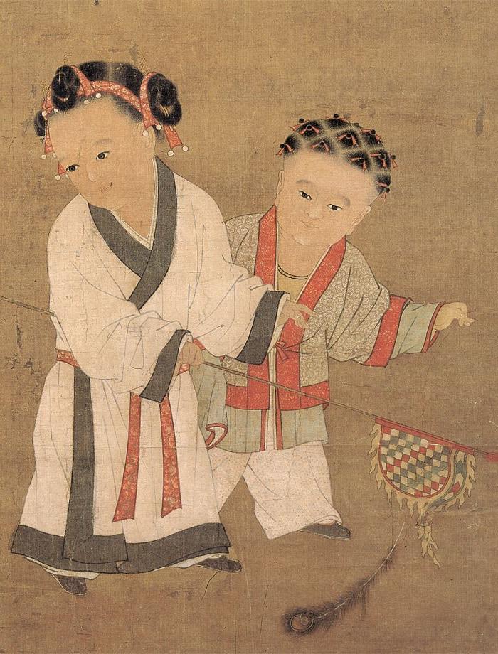 宋 苏汉臣 冬日戏婴图