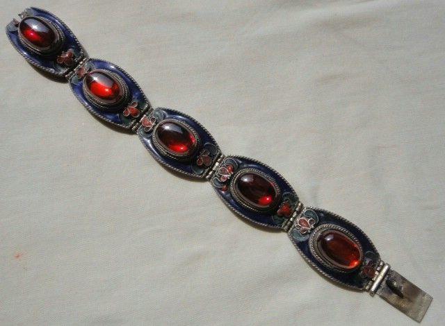 3厘米,景泰蓝工艺,兴盛足银,全品,包老保真.