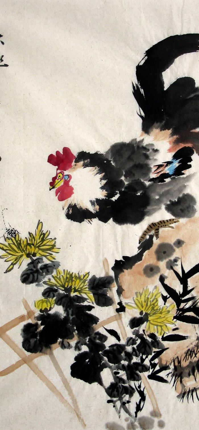 花鸟画家郭晓柯中国画手绘字画