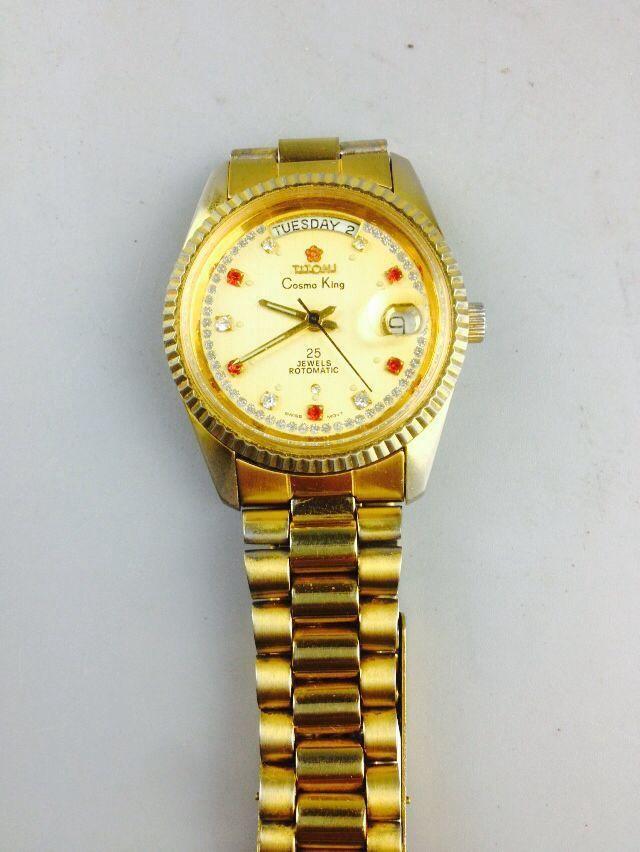 瑞士原装正品梅花王全自动男表