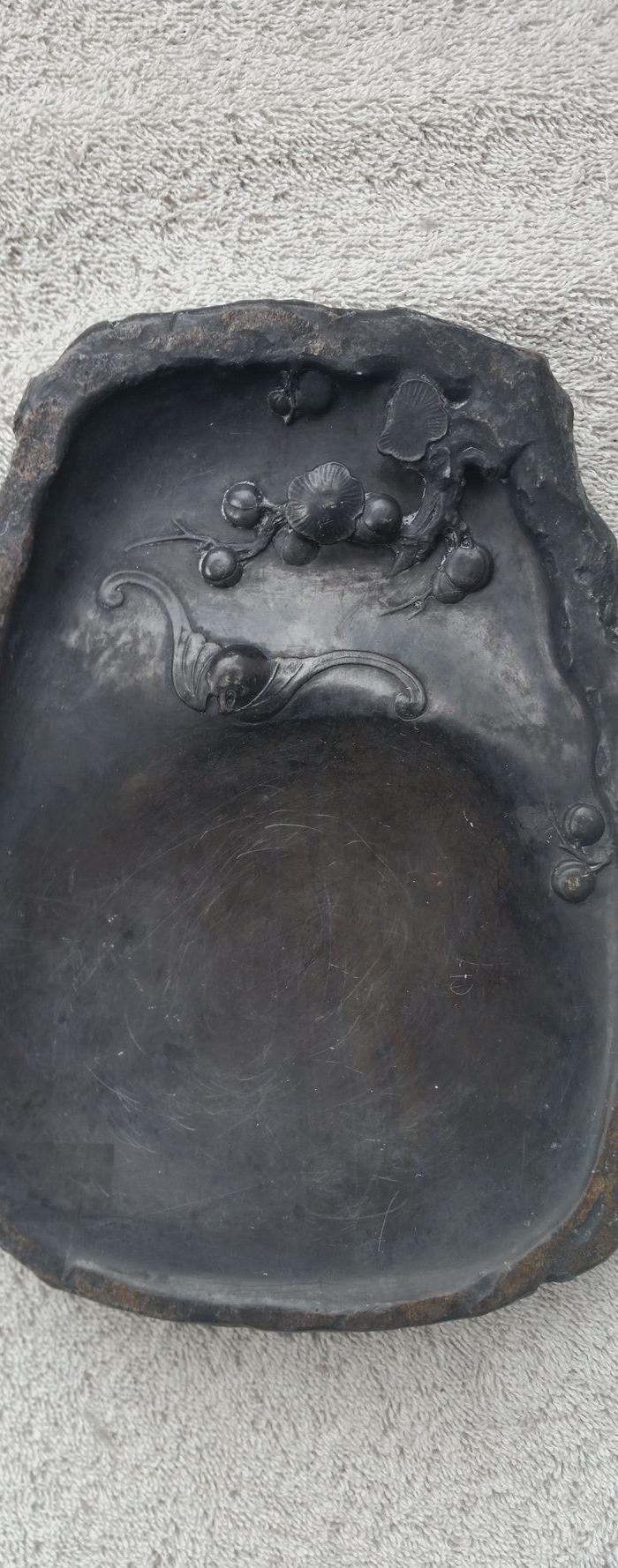 清代梅花坑福寿端砚