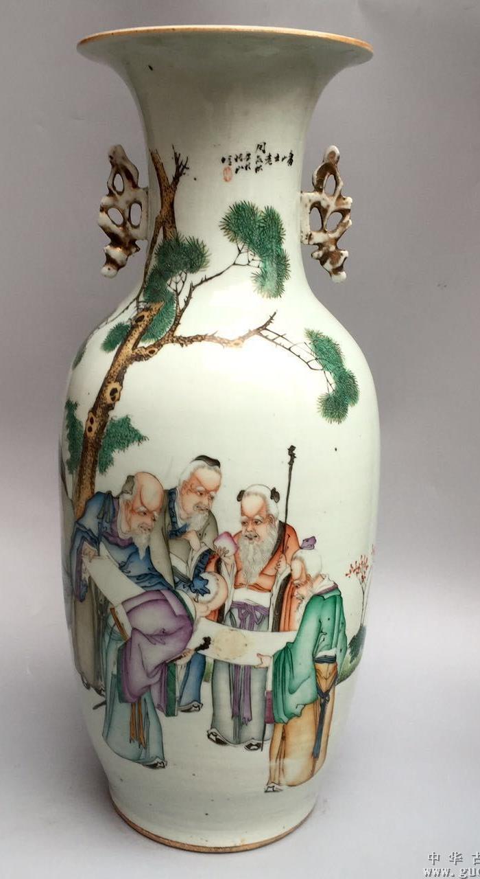 浅降大师周筱松作五老观图(全是农村一手货,都很便宜)