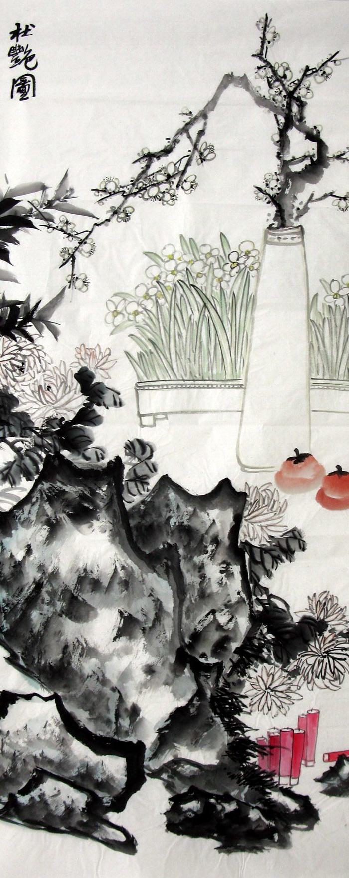 郭味蕖作品. 国画 纯手工 高仿