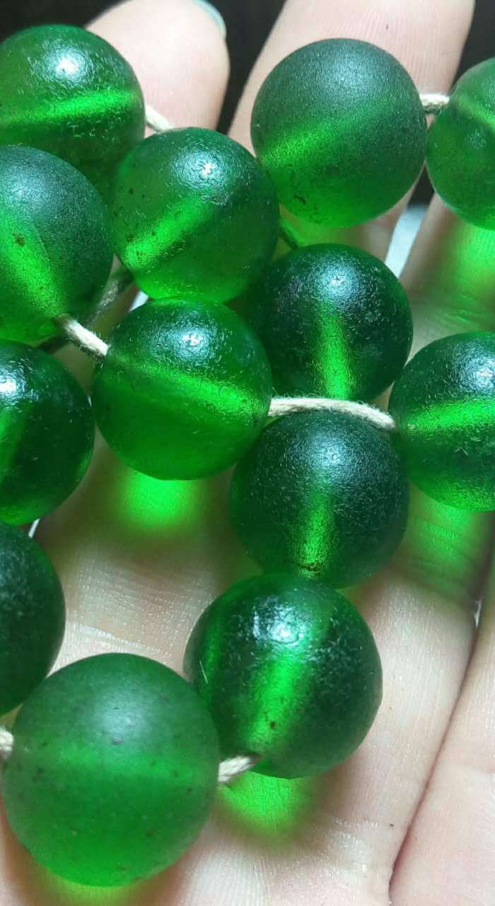 清代苹果绿琉璃