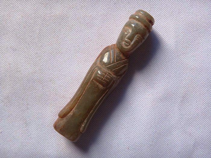 战汉时期老和田玉贵人