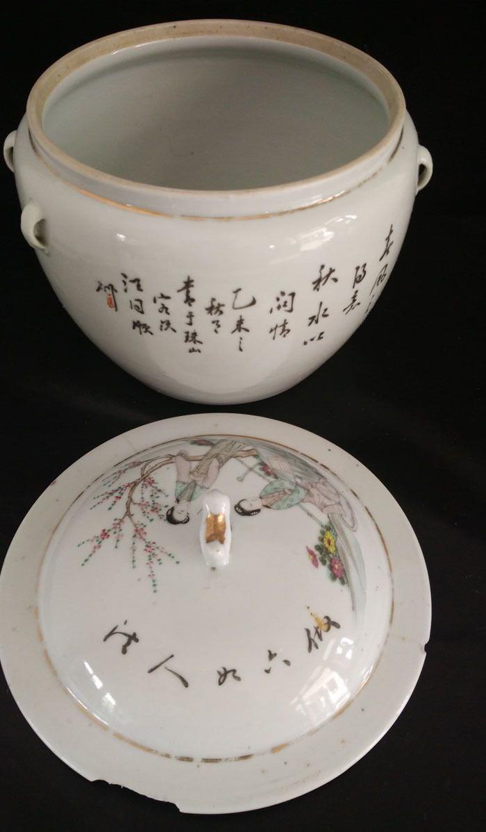 汪同顺人物盖罐