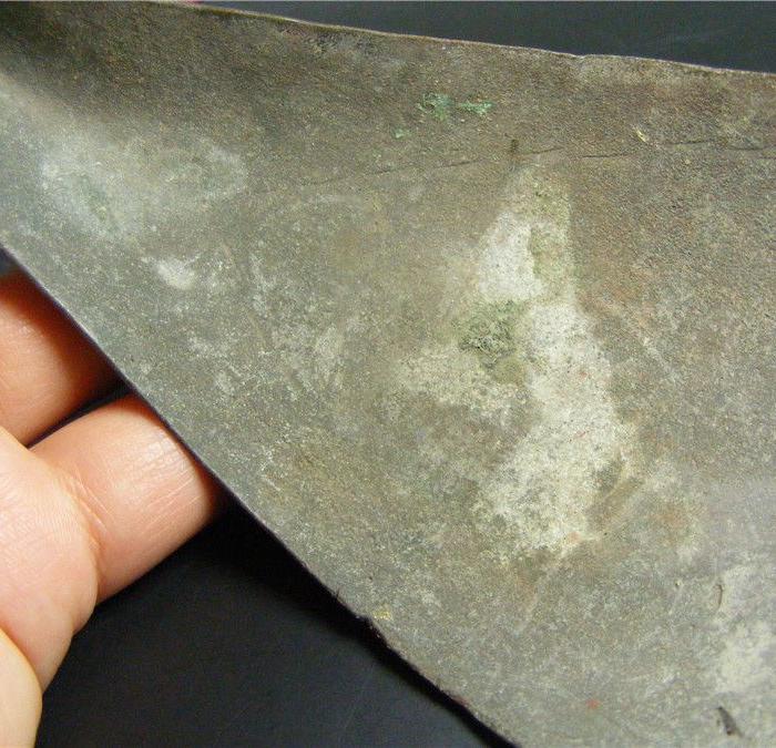 民俗之物 清代老黄铜弧形大水瓢(包老)