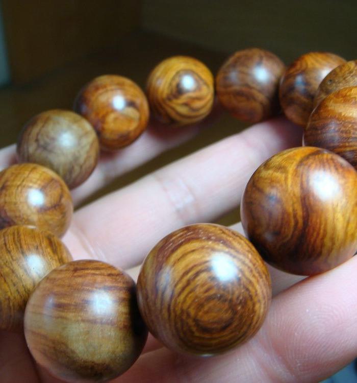 海南黄花梨20mmx12老料佛珠(1)