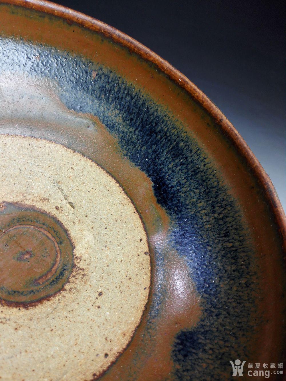 金元磁州窑变兔毫盏