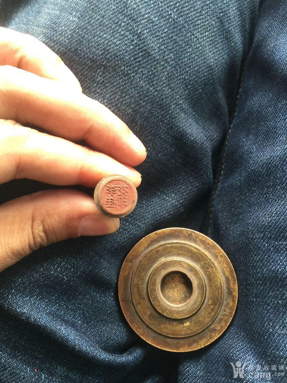 民国中央财团李桂花铜印章