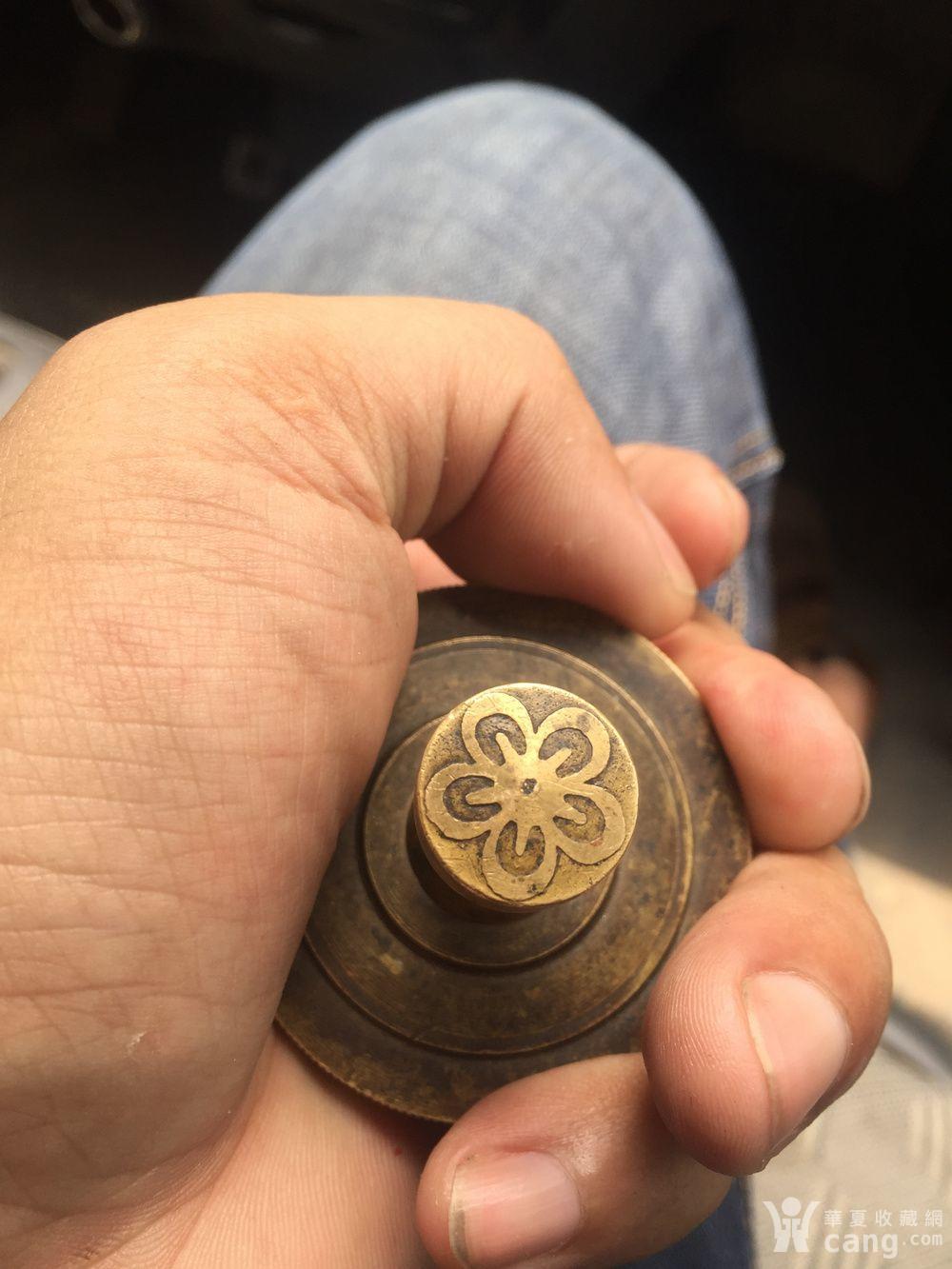 民国中央财团李桂花铜印章