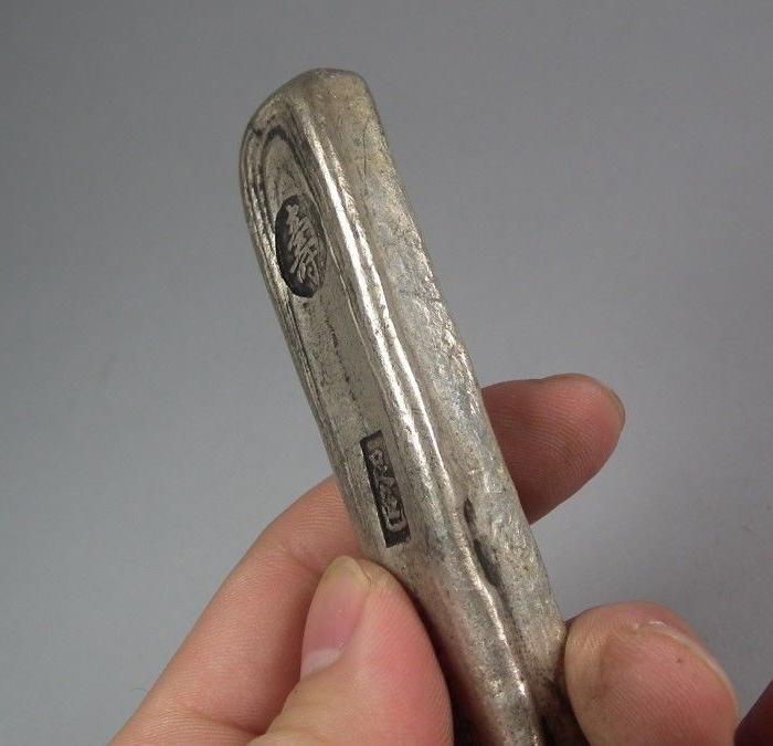 清代光绪20年寿字款长银条