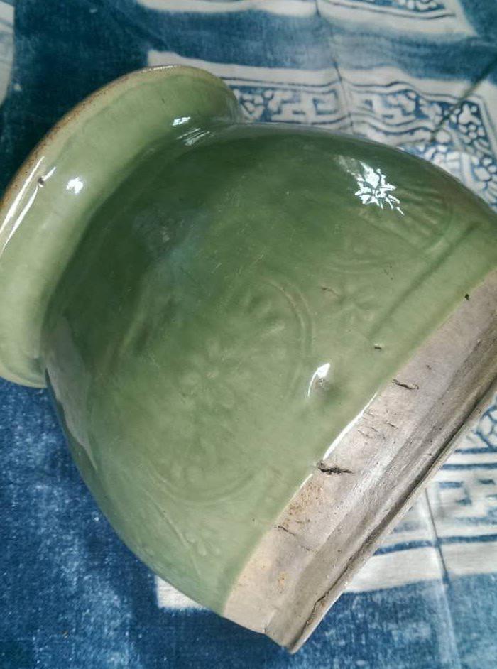 清代宜兴白砂绿釉 唾壶 渣斗 夜壶尿壶 瓷罐