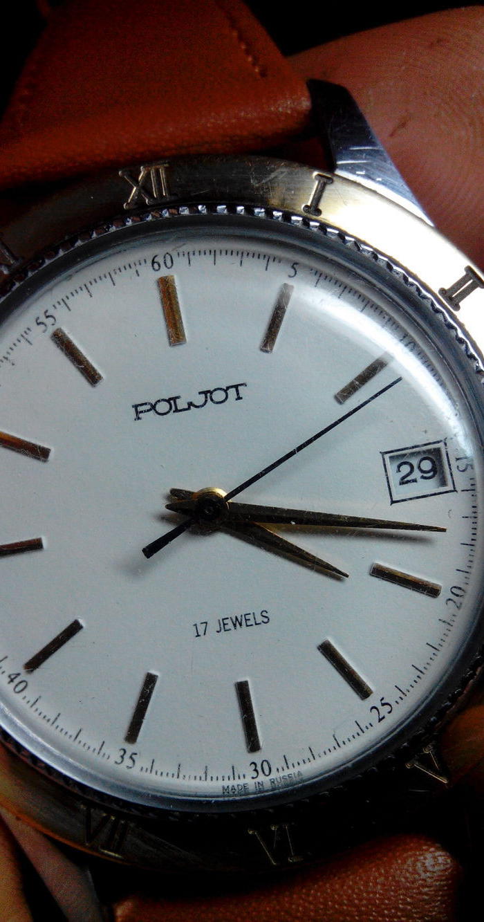 苏联宝杰男款大表,漂亮