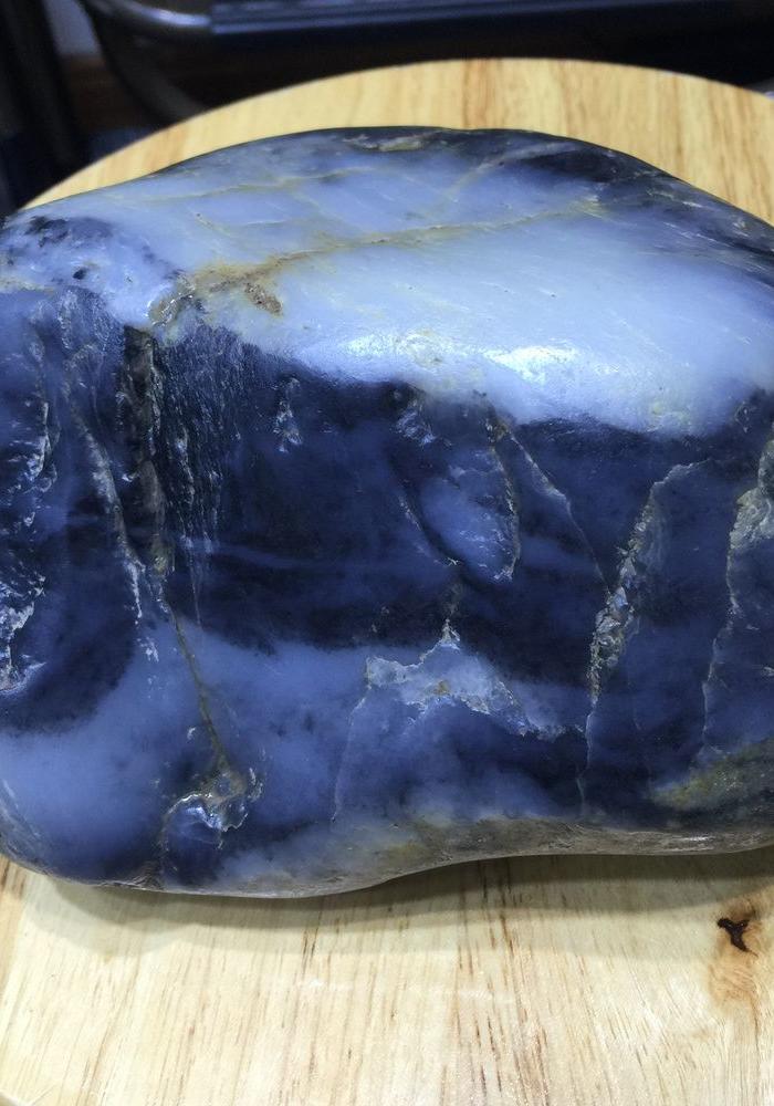 3600克极品青花籽料原石