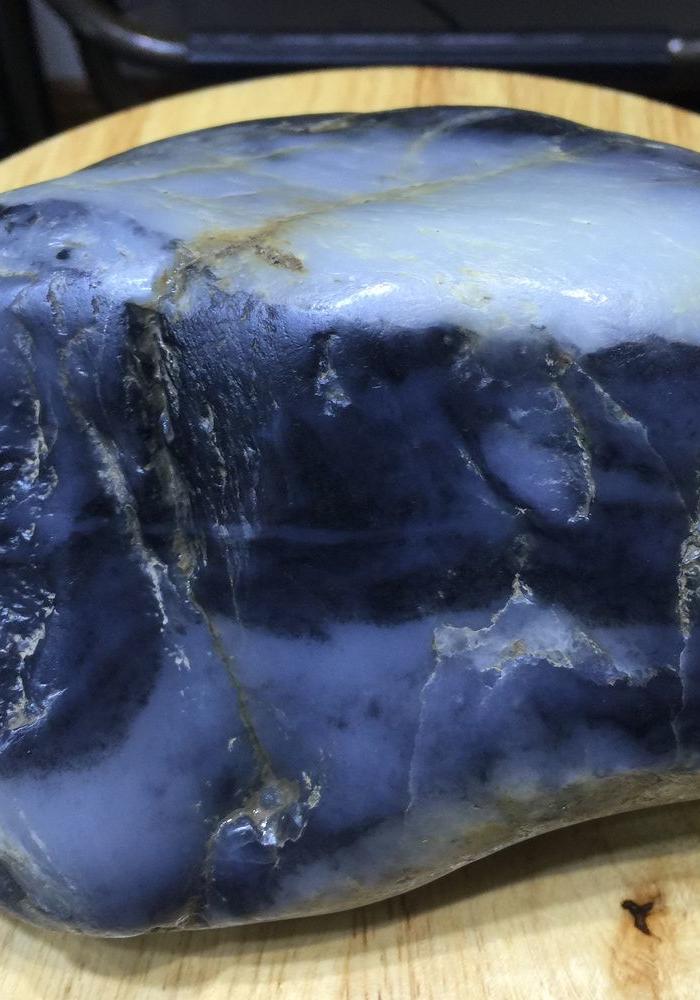 克极品青花籽料原石图片_来自藏友玉众不同_玉器_地摊交易_华夏收藏网