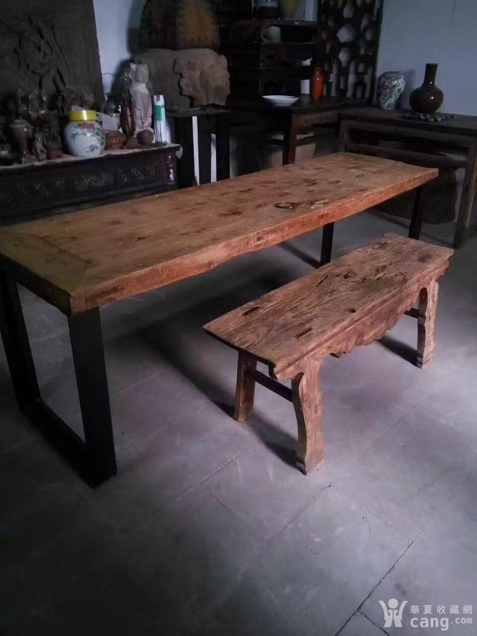 民国老旧榆木桌(茶台,工作台,餐桌多用途)