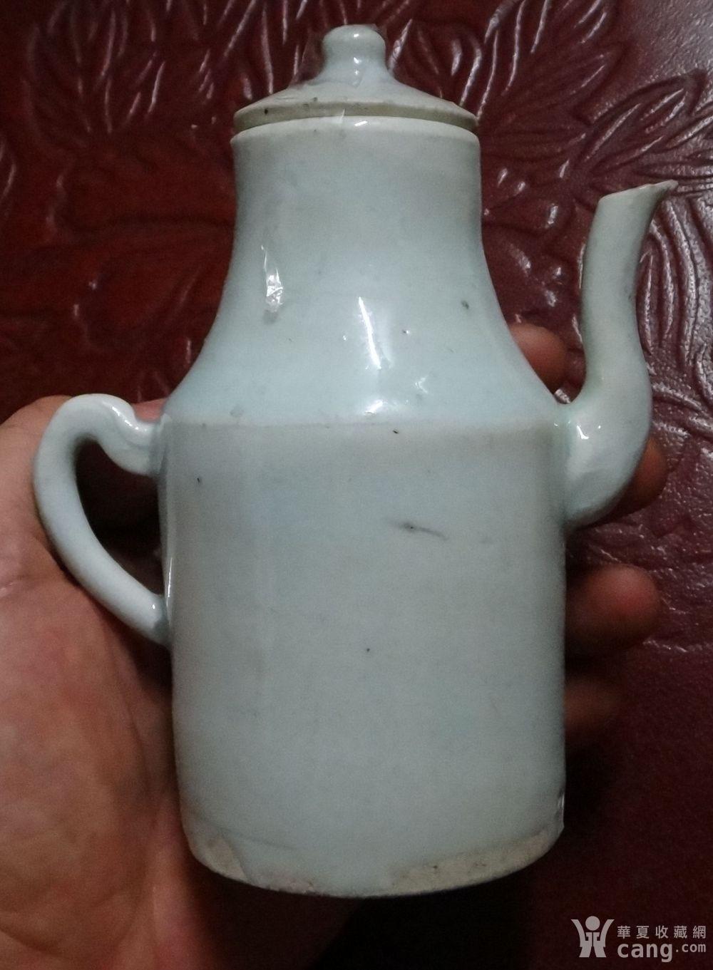 【清代】青白秞执壶 全品包老