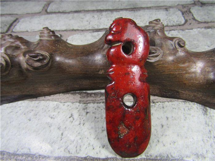 古玉老玉 老和田玉 朱砂沁 怪兽 玉人 玉器古玩杂项