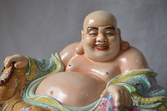 粉彩大肚弥勒佛