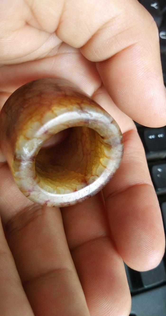 清早期老提油扳指