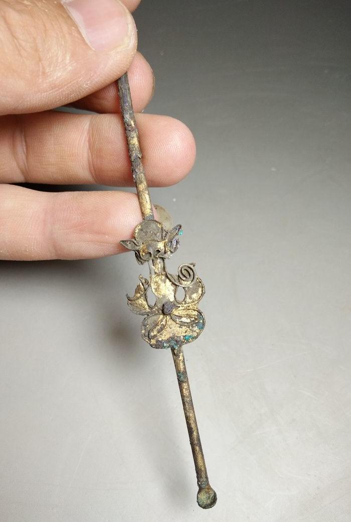 清代三件套之鎏金掏耳朵的