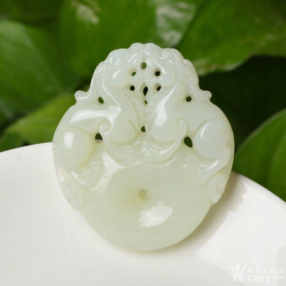 双貔貅 财源滚滚 和田玉精美挂件吊坠