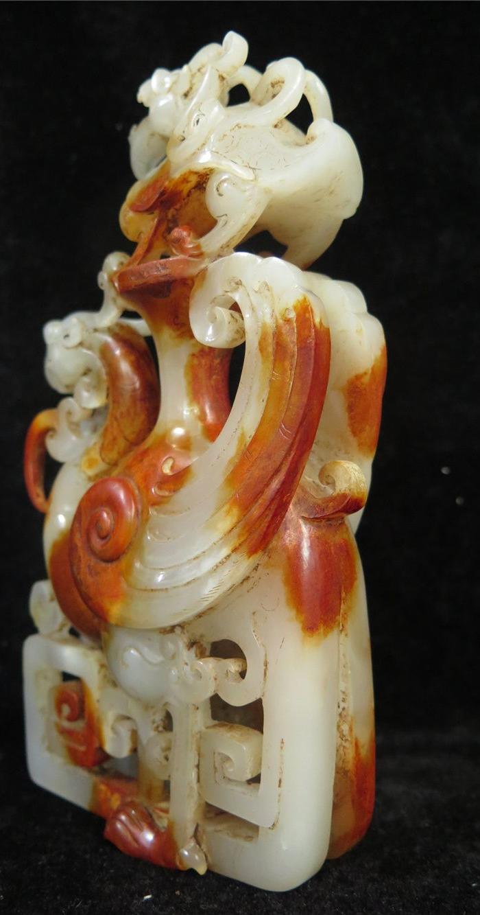 战汉玉朱雀摆件