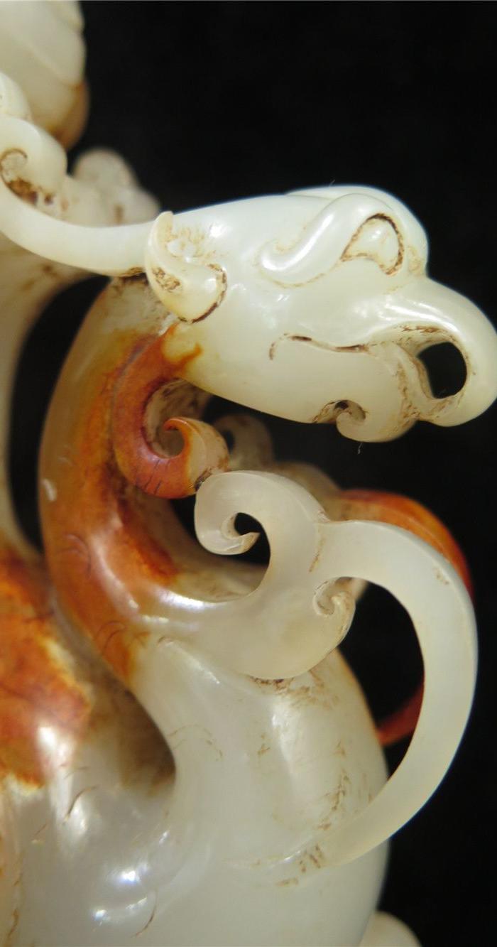 战汉玉朱雀摆件