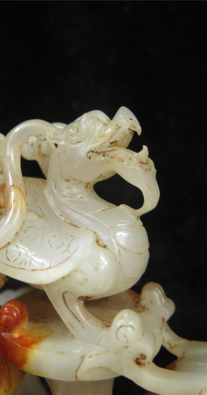 战汉玉朱雀摆件