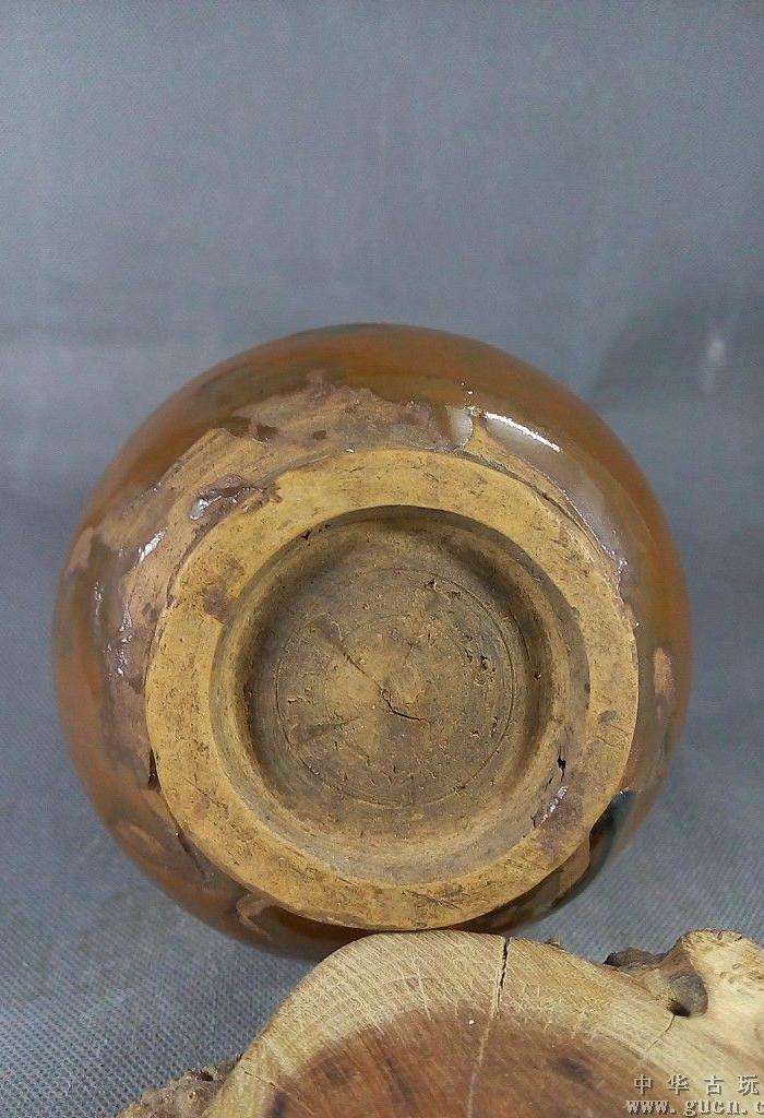 元～紫金釉茶罐