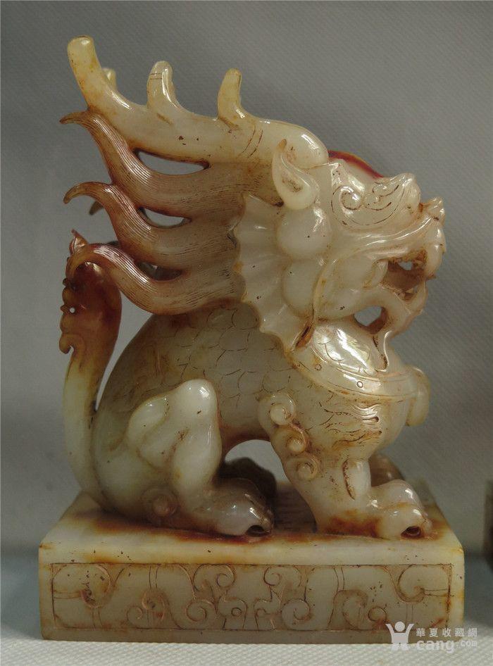 玉麒麟印章一对