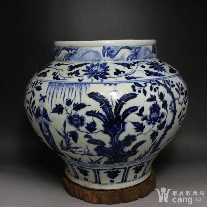 元青花瓷百花亭大罐