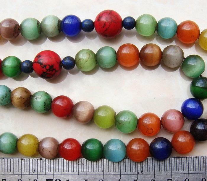 清代猫眼石朝珠108颗