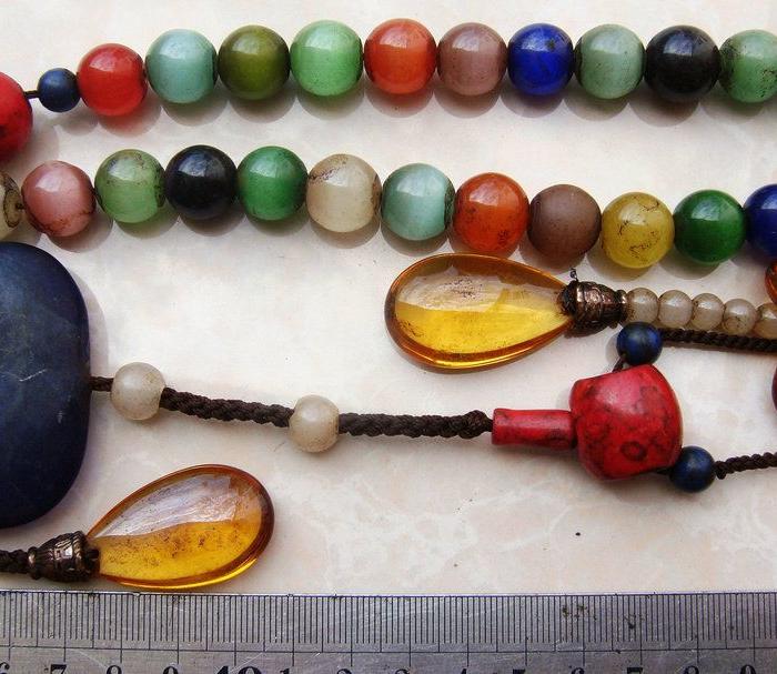 清代猫眼石朝珠108颗