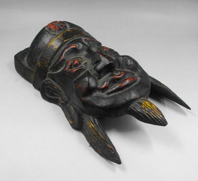 少见民国 罗戏 大面具 一张