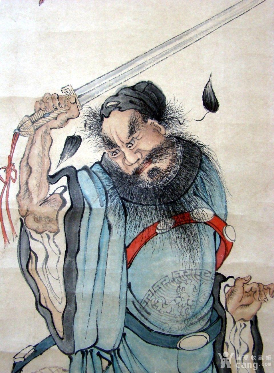 陆恢人物钟馗捉鬼