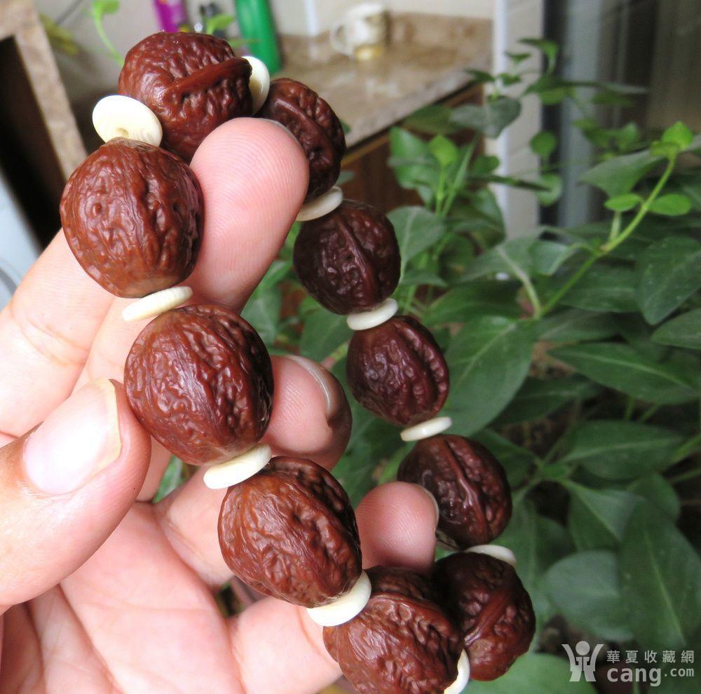 精品红润太行山野生同树老籽小楸子佛珠