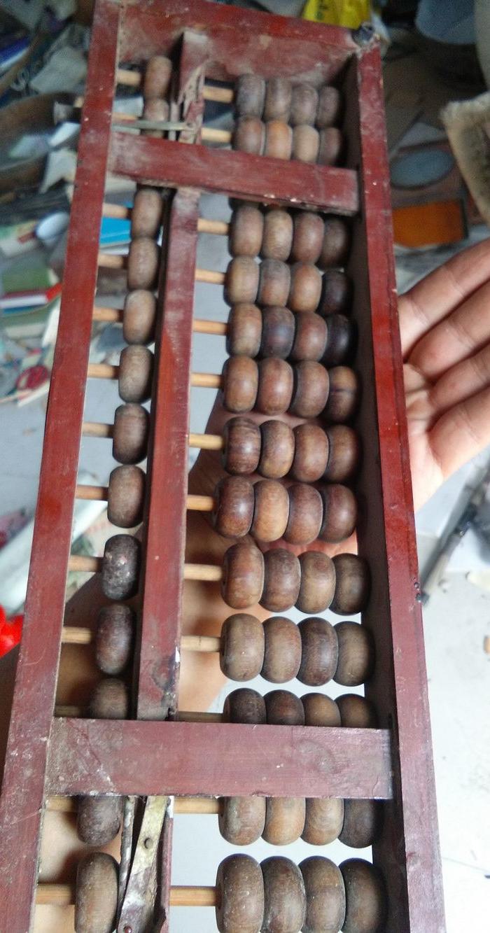 70年代红木子算盘