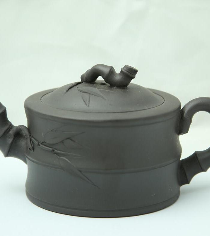 紫玉丹青五色紫砂壶套组 大师汪达明亲手制壶