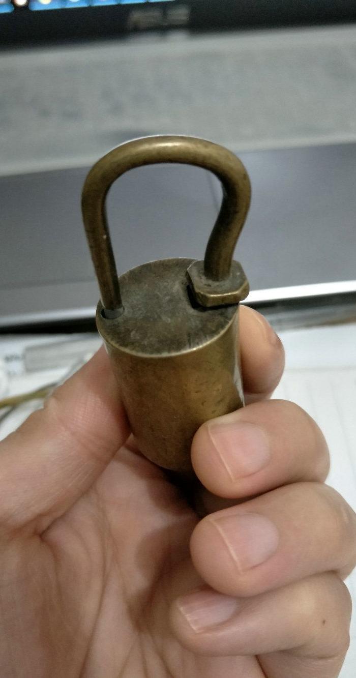 小铜锁 老铜锁 筒形铜锁