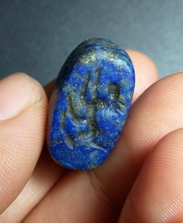 萨珊王朝青金石印章