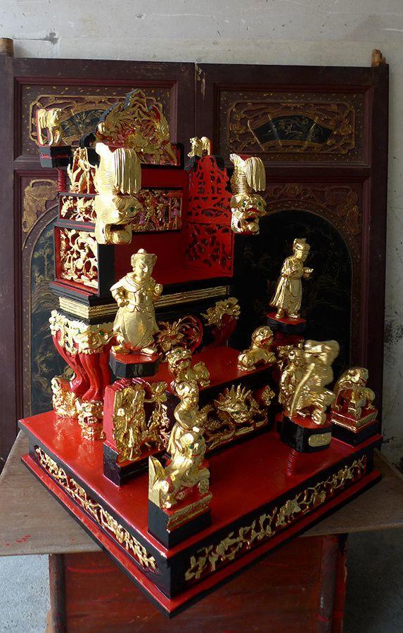 57厘米樟木雕 漆线雕 九龙玉帝 玉皇大帝 精品中的精品