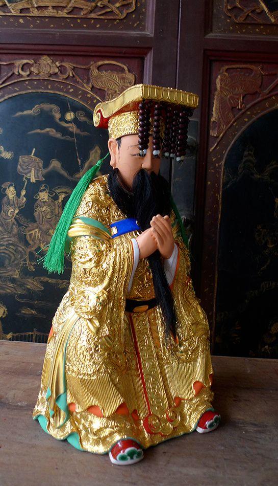 57厘米樟木雕 漆线雕 九龙玉帝 玉皇大帝 精品中的精品