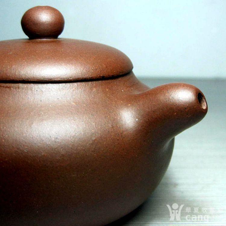 90年代~老紫泥包咀小柿圆壶~小品老紫砂壶~150cc左右